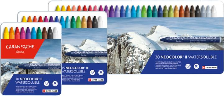 Actual product image Caran d'Ache Neocolor II Aquarelle Metallschachtel (Multicolor, 84 x)