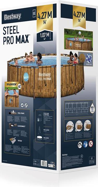 Produktbild Bestway Steel Pro Max Round Pool Set 427x107cm (427 x 107 cm)