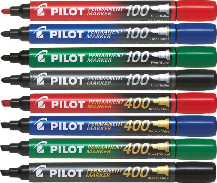 Produktbild Pilot Permanent Marker 100 (Blau, 1 mm, 1 x)
