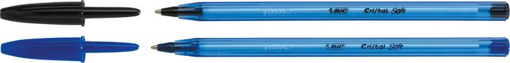 Actual product image Bic Ballpoint pen Cristal Soft (Black, 1 x)