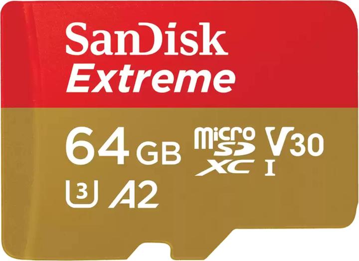 SanDisk Extreme UHS-I V30 (64 GB, microSDXC, U3, UHS-I)