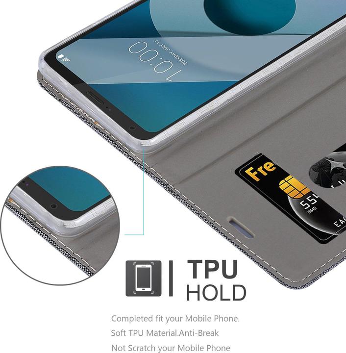 Image du produit Cadorabo Book Jeans Optik Cover (LG Q6)