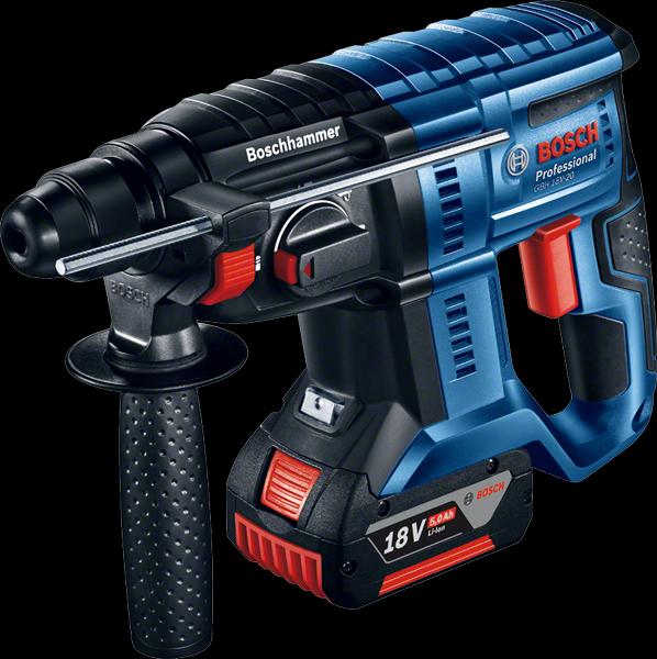 Bosch Professional GBH 18V-20, 2 x 5.0Ah Akku inkl. L-BOXX + 68-tlg. Zubehör (Akkubetrieb)