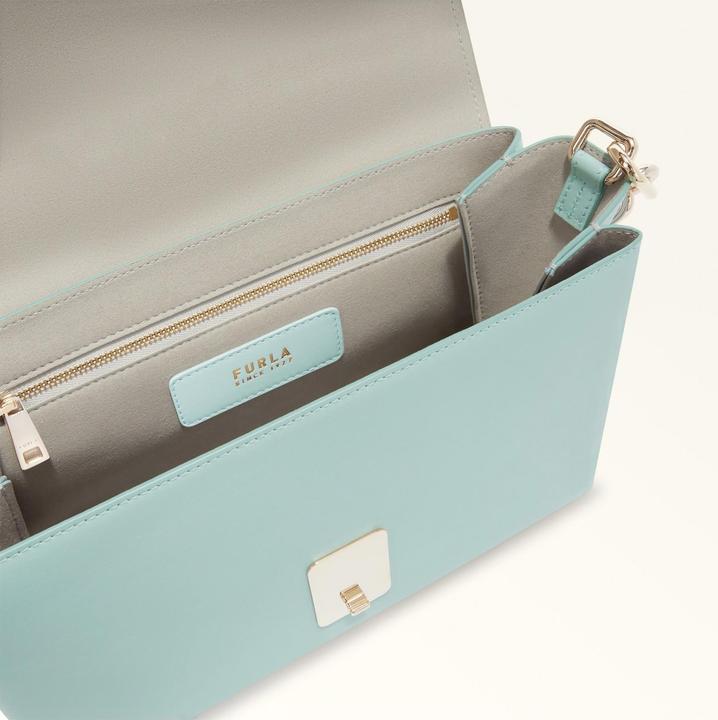 Immagine prodotto Furla meridiana shoulder bag in aquamarine leather