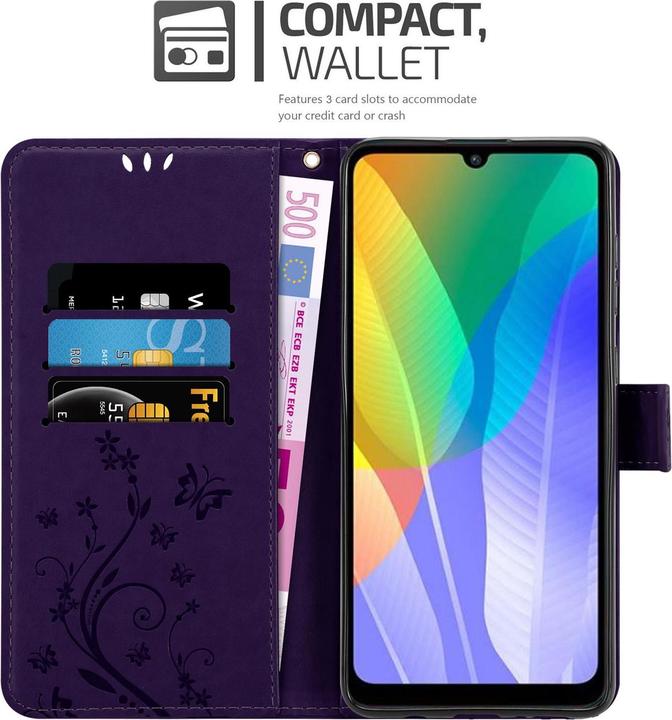 Immagine prodotto Cadorabo Copertina del libro di fiori (Huawei Y6p)