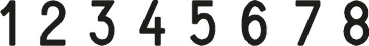 Actual product image Trodat Professional 4.0 self-inking numeral band stamp