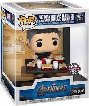 Actual product image Funko POP! Collection Deluxe: Marvel Avengers - Victory Shawarma: Bruce Banner (Excl.) - 755 //54899