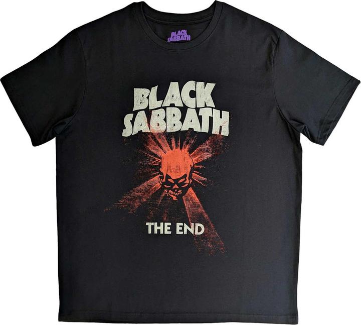 Black Sabbath The End Skull Shine Mens