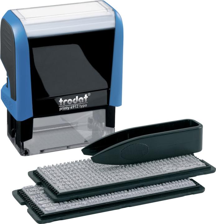 Actual product image Trodat TypomaticLine Printy 4.0, self-inking stamp for self-setting
