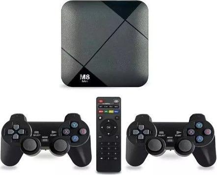 Actual product image iLike Tvix M8 Mini 2in1 4K Media Box + Retro Game console 2x Wi-Fi Controllers&6x Platform 8-64bit 500