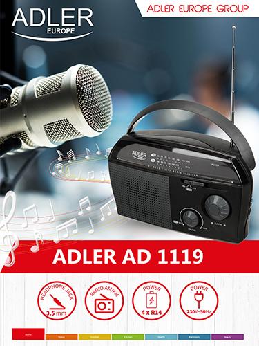 Produktbild Camry Radio Adler AD 1119 (FM, AM)