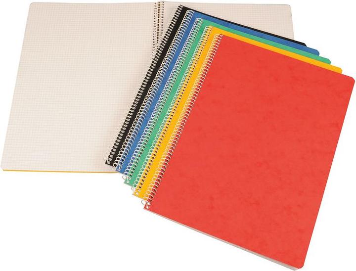 Actual product image Naturaline Spiral notebook (A6, Checked, Hardcover)