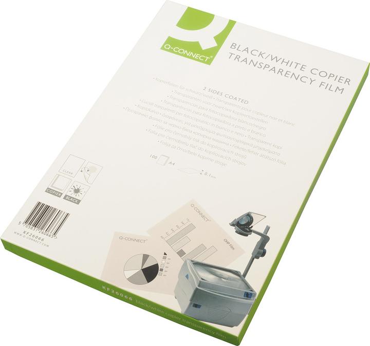 Produktbild Q-Connect Transparentfolien für Kopierer (100 g/m², 1 x)