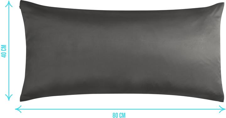 Actual product image Aspero 2x satin pillowcases 40x80 cm Alia - 9067 (Pillowcase, 40 x 80 cm)