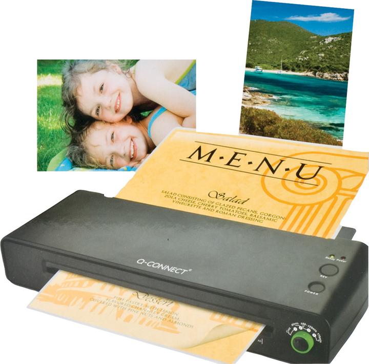 Actual product image Q-Connect Laminating films glossy (Credit card, 100 Piece, 125 µm)