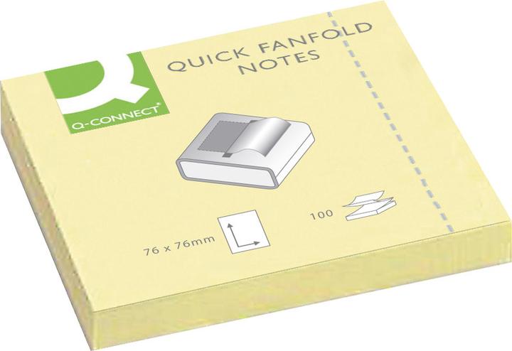 Immagine prodotto Q-Connect Note adesive Z-Quick Notes giallo (76 x 76 mm)