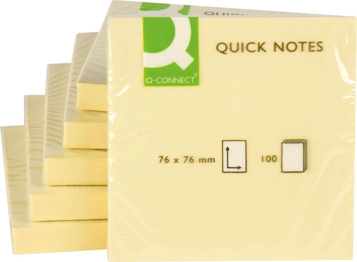 Actual product image Q-Connect Sticky notes Quick Notes (76 x 76 mm)