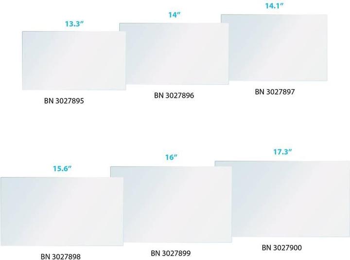 Actual product image Renkforce RF-LABLPS-300 Blue light filter 35.8 cm (14.1") Aspect ratio: 16:10 RF-605 (16", 16 : 10)