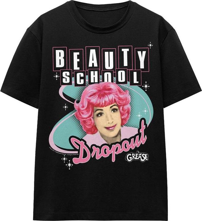 Actual product image Grease Unisex Adult Beauty School Dropout T-Shirt (M)