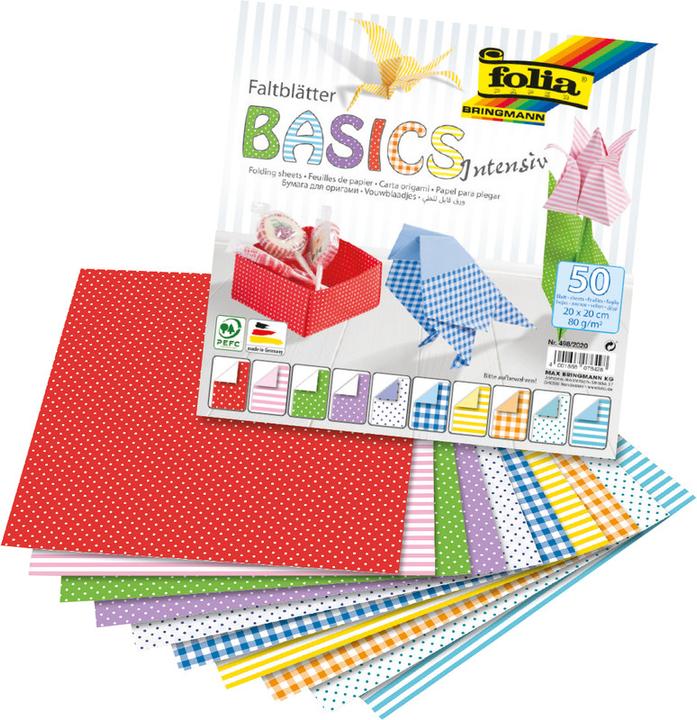 Actual product image Folia Leaflets Basic intensive (80 g/m², 50 x)