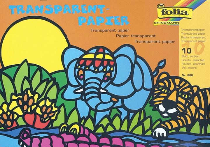 Image du produit Folia Papier transparent (42 g/m², 10 x)
