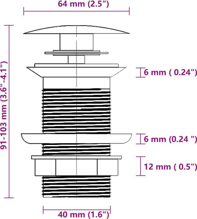 Produktbild VidaXL Agosto (420 mm, 420 mm)