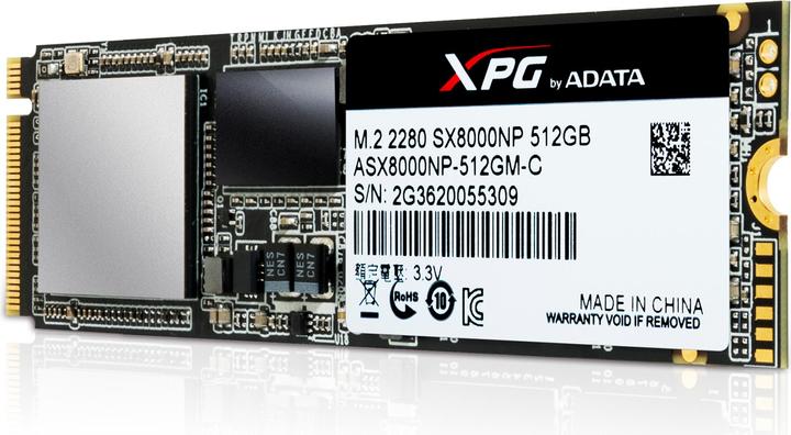 Actual product image Adata Flash SX8000 (512 GB, M.2)