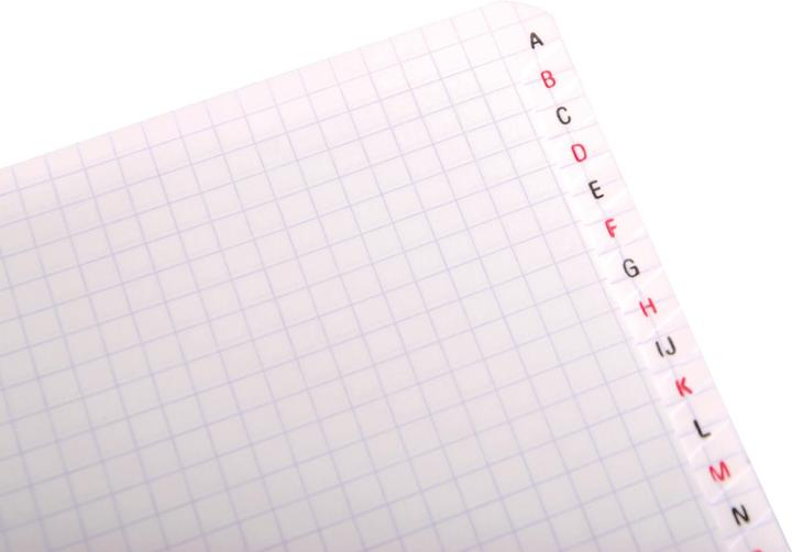 Actual product image Clairefontaine Spiral notebook (A5, Checked, Hardcover)