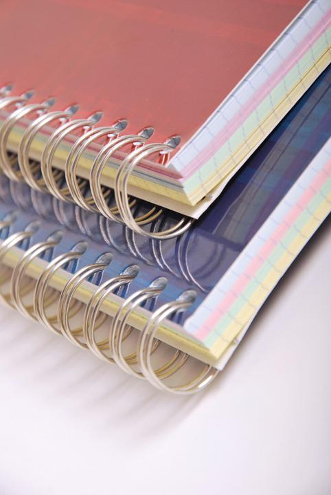 Produktbild Clairefontaine Spiralheft mit Register (11 x 17 cm, Kariert, Harter Einband)