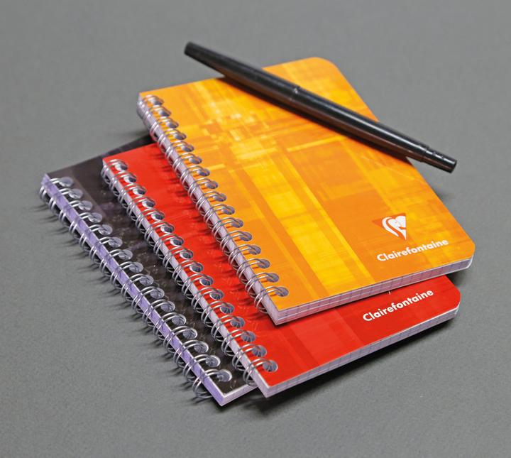 Actual product image Clairefontaine Spiral notebook (93 x 140 mm, Checked)