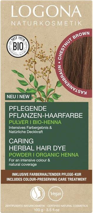 Produktbild Logona Pflanzenhaarfarbe Pulver (070 chestnut brown)