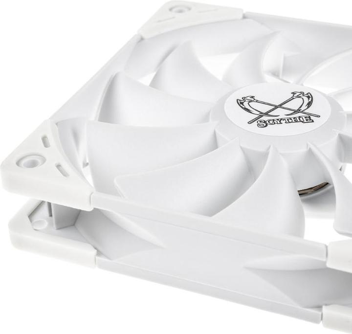 Produktbild Scythe Kaze Flex 120 White PWM Lüfter, 300-1200U/min (120 mm, 1 x)