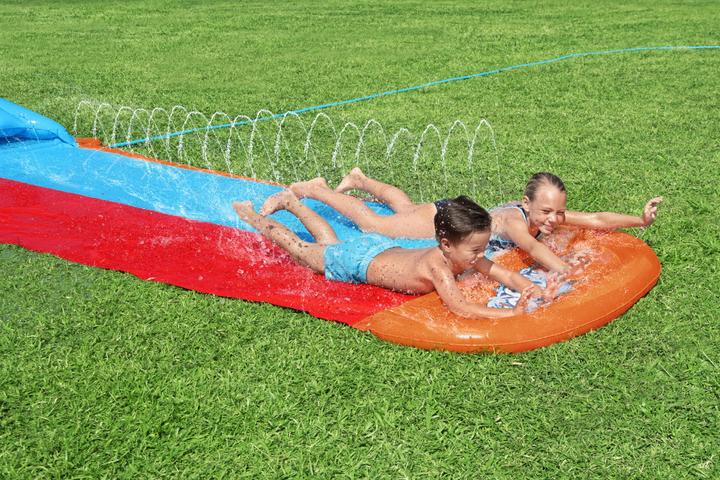 Actual product image Bestway Tsunami Splash Ramp Double Slide