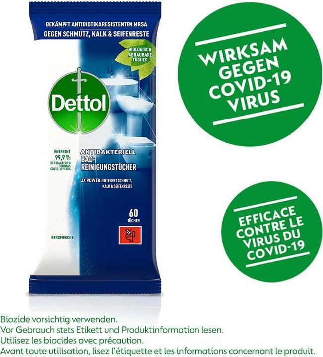 Produktbild Dettol Badreinigungstücher