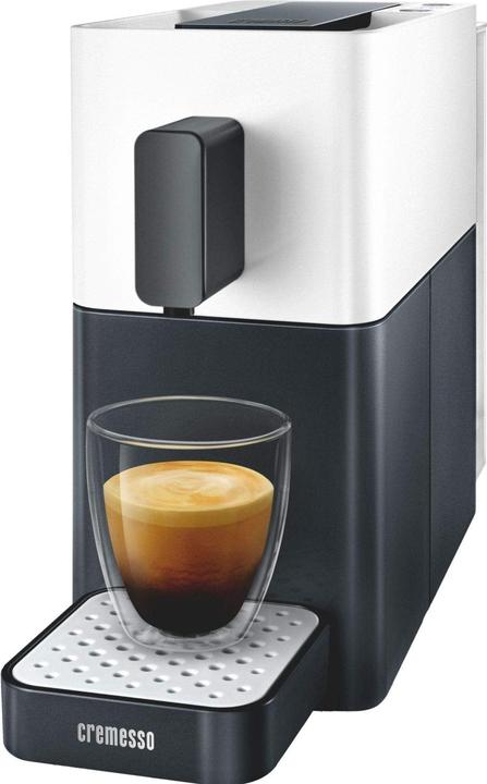 Actual product image Cremesso Easy shell white and midnight black black white capsule machine