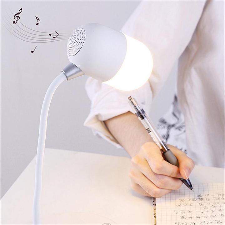 Image du produit PhoneLook Lampe de chevet 3 en 1 avec haut-parleur et recharge sans fil, lumière LED