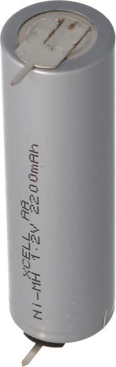 Actual product image AccuCell Akku HHR2200 Mignon AA Zelle mit 1-er Print (1 pcs., AA, 2200 mAh)