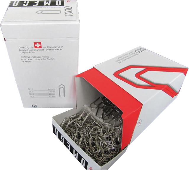 Produktbild Omega Büroklammern (1000 x)