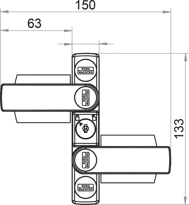 Actual product image Burg Wächter Window locking devices Winsafe WS 22