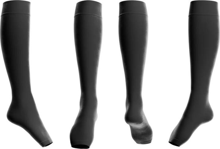 Image du produit Venen Engel Kompressionsstrümpfe Kniestrümpfe Black Beauty 4 (L)