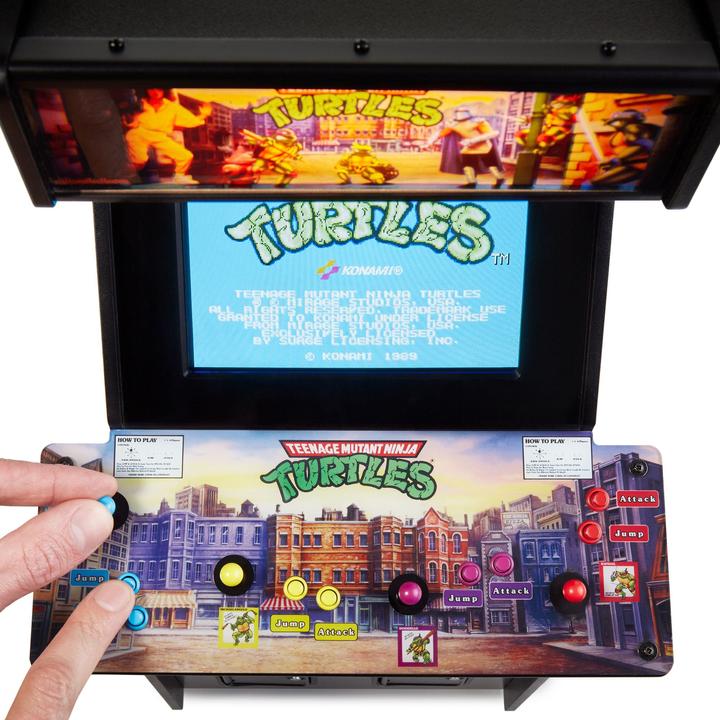 Actual product image Numskull Quarter Scale Arcade Cabinet - Teenage Mutant Ninja Turtles
