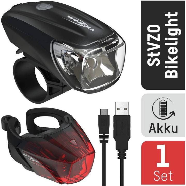 Image du produit Ansmann Kit déclairage de vélo (170 lm, 170 lm)
