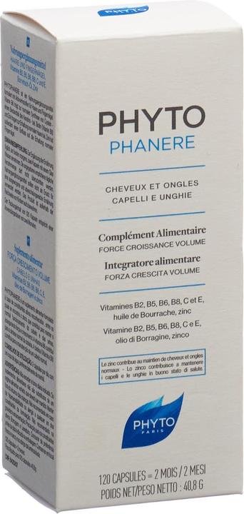 Phyto Phytophanère Complément Alimentaire Caps (120 Pezzo/i, Pillole, 131 g)