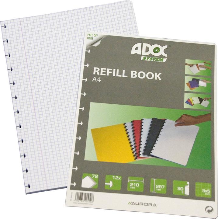 Image du produit Adoc Livrets Pap-Ex papier de remplacement (A4, Quadrillé, Non contraignant)