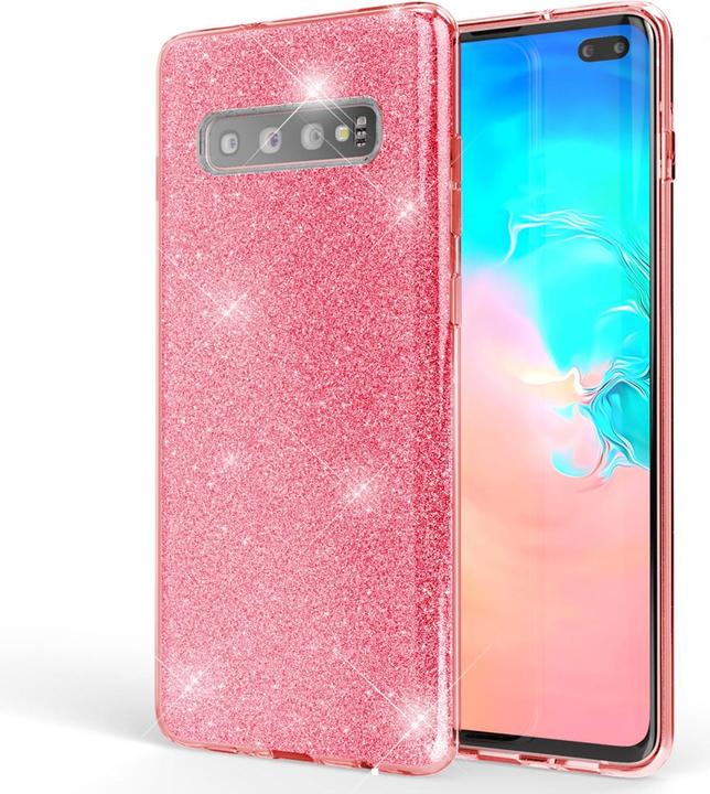 Actual product image Nalia Glitter cover (Samsung Galaxy S10+)