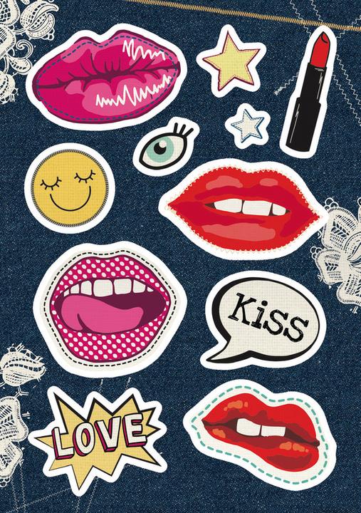 Actual product image HERMA Stickers butterflies