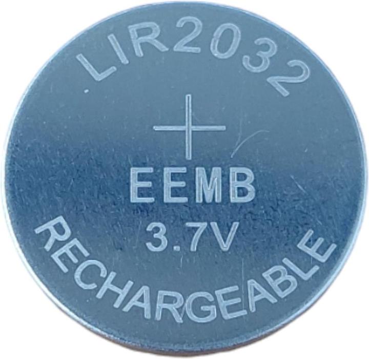 Actual product image Purecrea Button cell battery Battery LIR2032 Lithium 3.7V (1 pcs., LIR2032, 45 mAh)