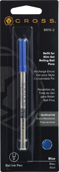 Actual product image Cross Roller cartridge (Refill unit, Blue, 1 mm)