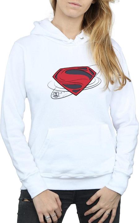 Image du produit - Sweat à capuche JUSTICE LEAGUE MOVIE SUPERMAN LOGO - Femme (L)