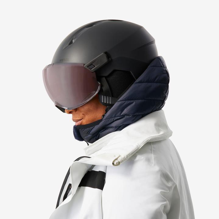 Immagine prodotto Wedze Giacca da sci da donna in piumino leggero e caldo - 500 blu/nero (S)